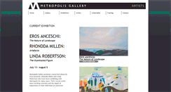Desktop Screenshot of metropolisgallery.com.au